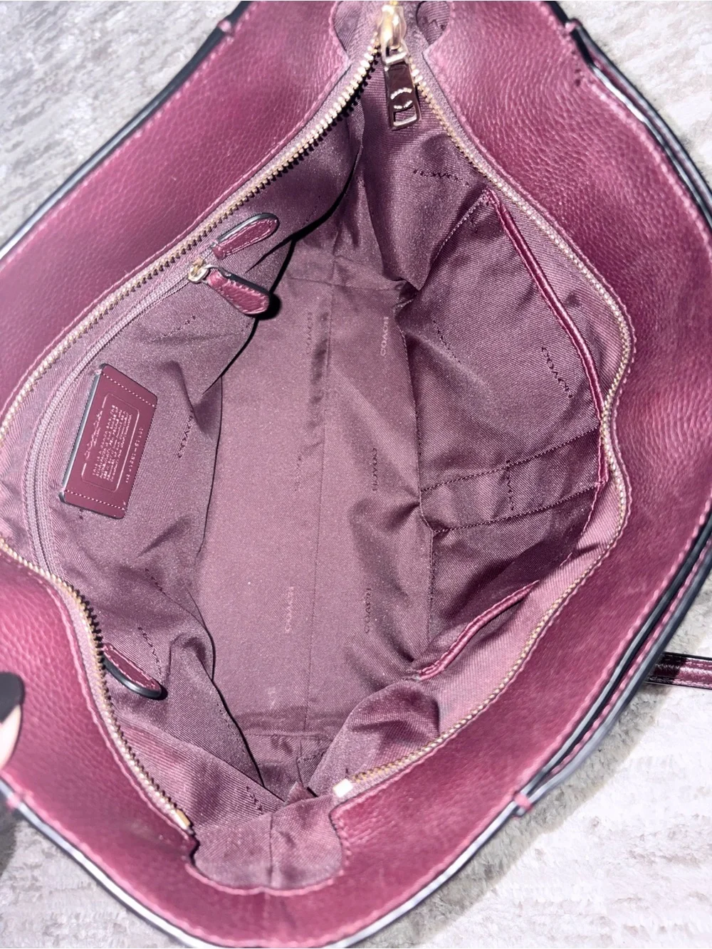 Coach Turnlock Chain Tote